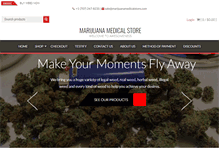 Tablet Screenshot of marijuanamedicalstore.com